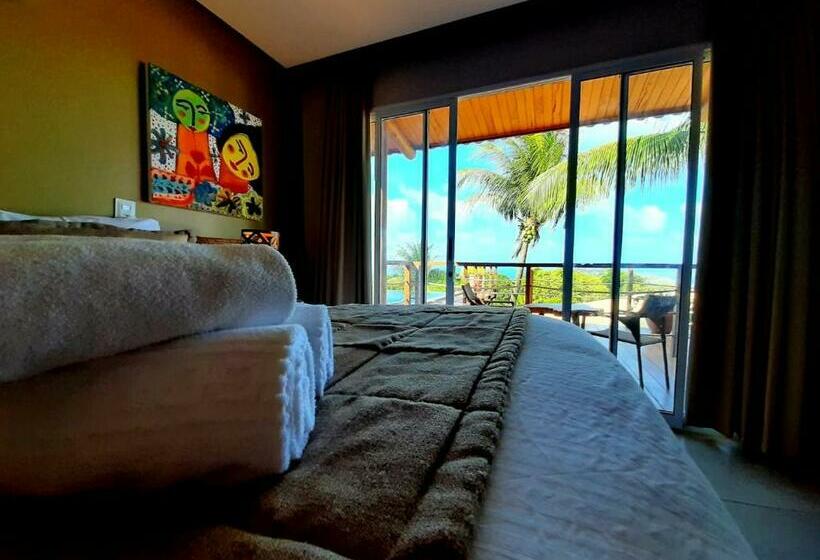 סוויטת דלוקס נוף לים, Pousada Recanto