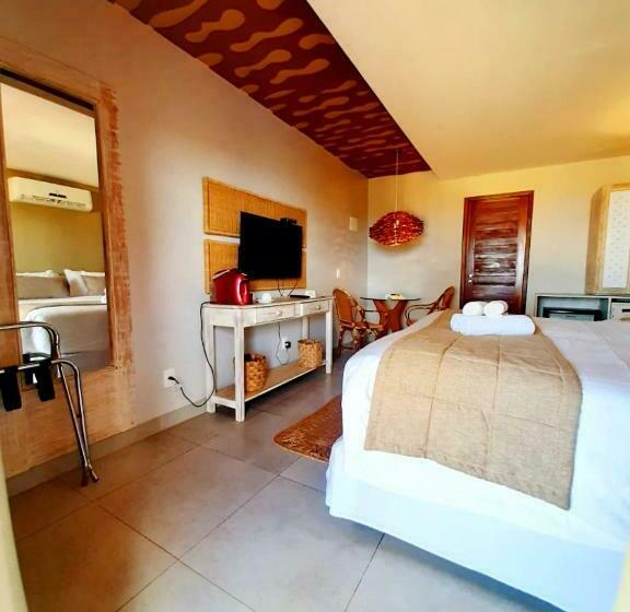 סוויטת דלוקס נוף לים, Pousada Recanto