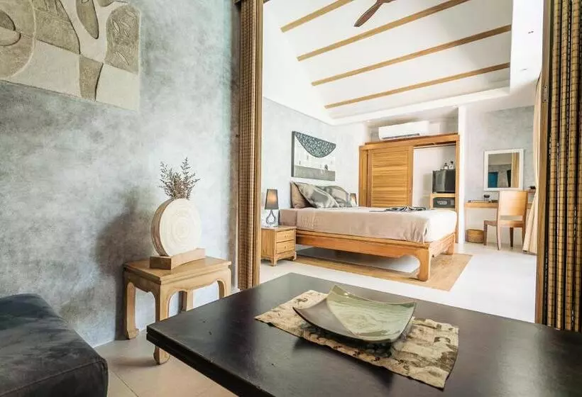 デラックスビラの１ベッドルーム, Khwan Beach Resort   Luxury Glamping And Pool Villas Samui   Adults Only   Sha Extra Plus