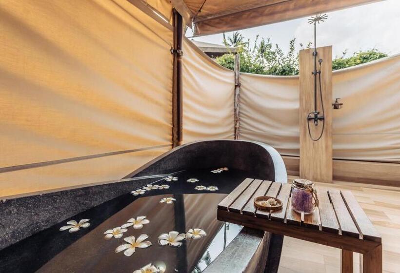 침실 1개 디럭스 빌라, Khwan Beach Resort   Luxury Glamping And Pool Villas Samui   Adults Only   Sha Extra Plus