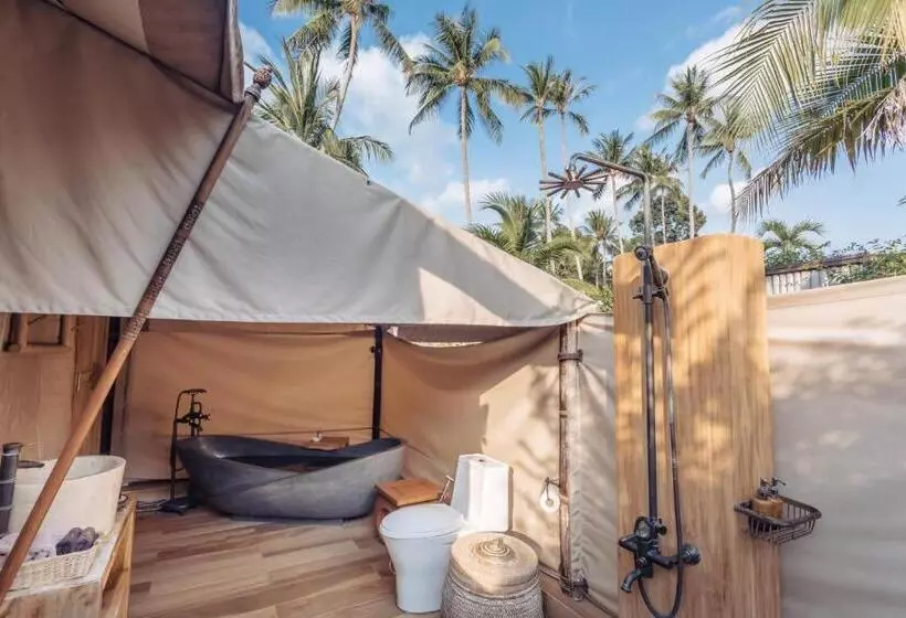 デラックスビラの１ベッドルーム, Khwan Beach Resort   Luxury Glamping And Pool Villas Samui   Adults Only   Sha Extra Plus