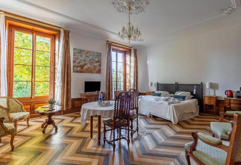 带大床的标准间, Manoir De La Manantie   Teritoria