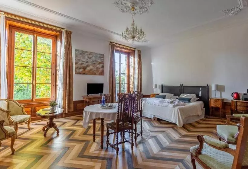 キングサイズベッドのスタンダードルーム, Manoir De La Manantie   Teritoria
