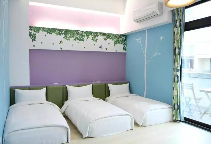 اتاق استاندارد سه نفره, Hualien Keyinn Space