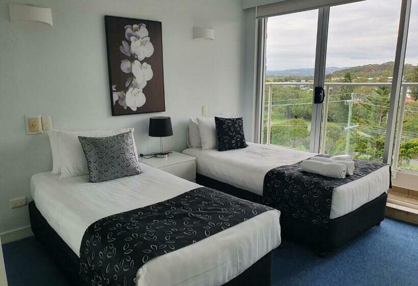 شقة غرفتين, Pacific Surf Absolute Beachfront Apartments