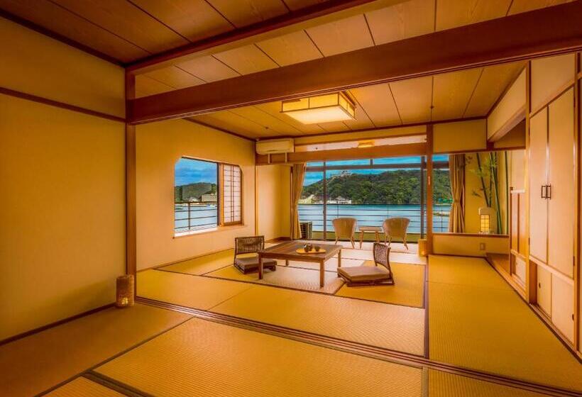 带海景的标准房, Ooedo Onsen Monogatari Premium Koshinoyu