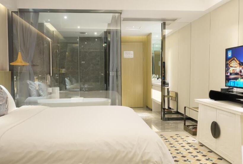 Quarto Estandar Cama King, Paco Hotel Tianpingjia Metro Guangzhou