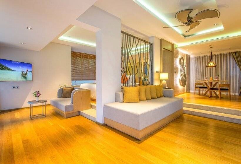 침실 1개 디럭스 빌라, Crest Resort & Pool Villas   Sha Extra Plus