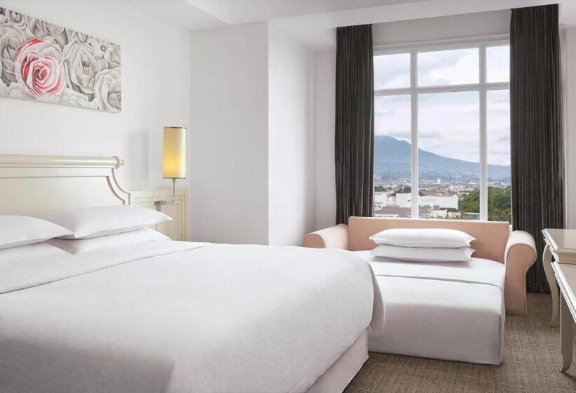 带城市景观和大床的豪华房间, Four Points By Sheraton Bandung