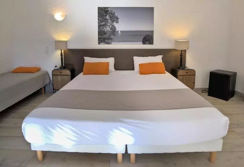 身障者適用キングサイズベッドルーム, Hôtel Casa Rossa & Spa