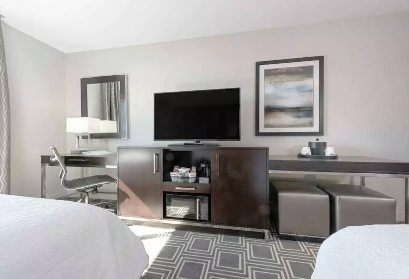 身障者適用キングサイズベッドルーム, Hampton Inn & Suites Worcester