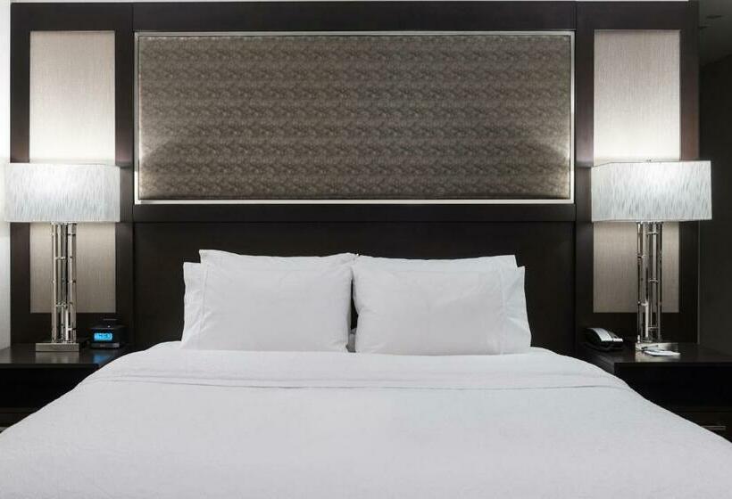 带大床的复式套间, Hampton Inn & Suites Worcester