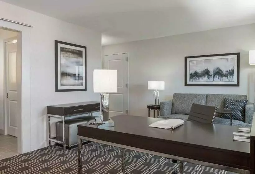 キングサイズベッドのデラックススイート, Hampton Inn & Suites Worcester