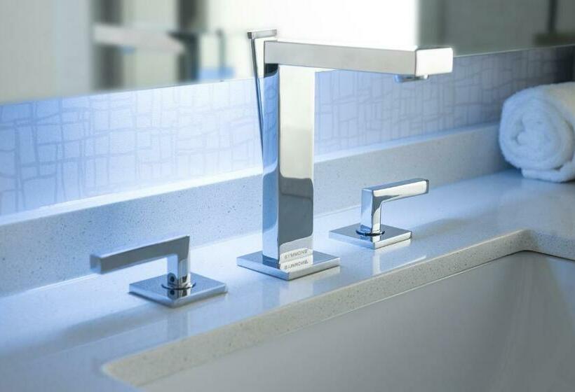 带大床的复式套间, Hampton Inn & Suites Worcester