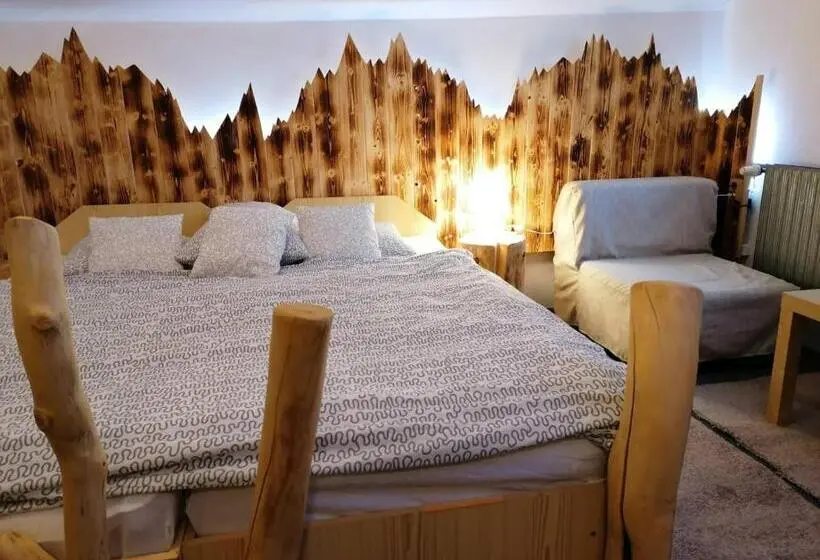 Standard room with outdoor bath, Penzion & Restaurant Pod čerťákem
