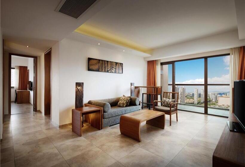 2 베드룸 패밀리 스위트, Mangrove Tree Resort World Sanya Bay Kapok