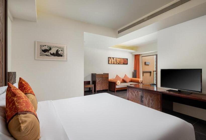 디럭스 룸 킹사이즈 침대, Mangrove Tree Resort World Sanya Bay Kapok