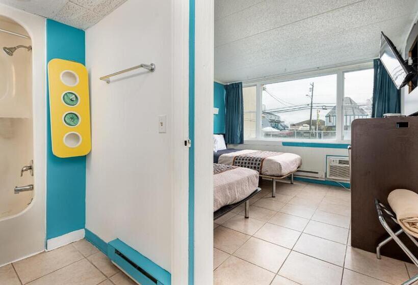 带2个双人床的标准工作室, Aire Hotel North Beach Jersey Shore