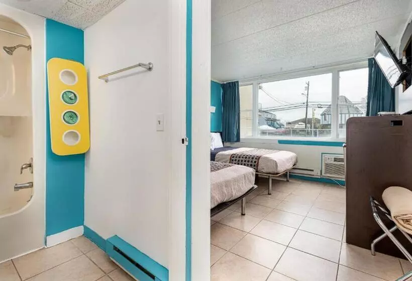 ２ダブルベッドのスタンダードルーム, Aire Hotel North Beach Jersey Shore