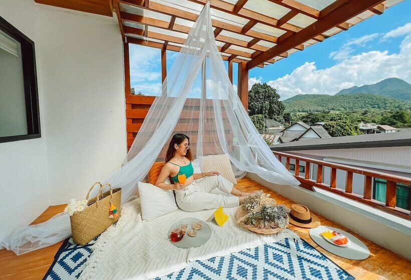 带阳台套房, Pai Cherkaew Boutique House