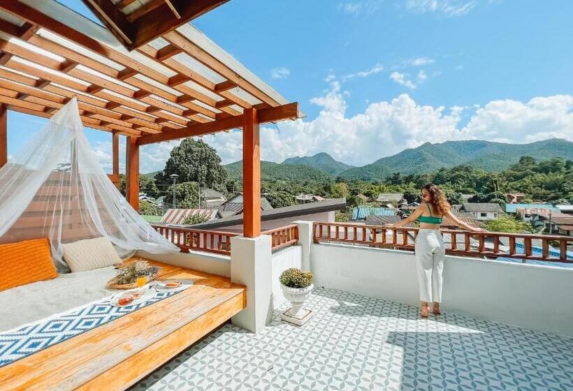 带阳台套房, Pai Cherkaew Boutique House