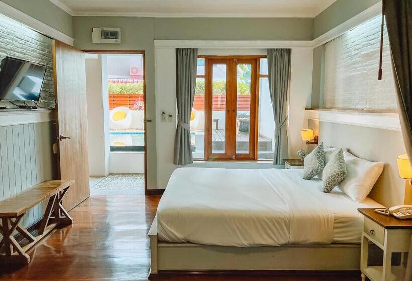 带大床的标准间, Pai Cherkaew Boutique House