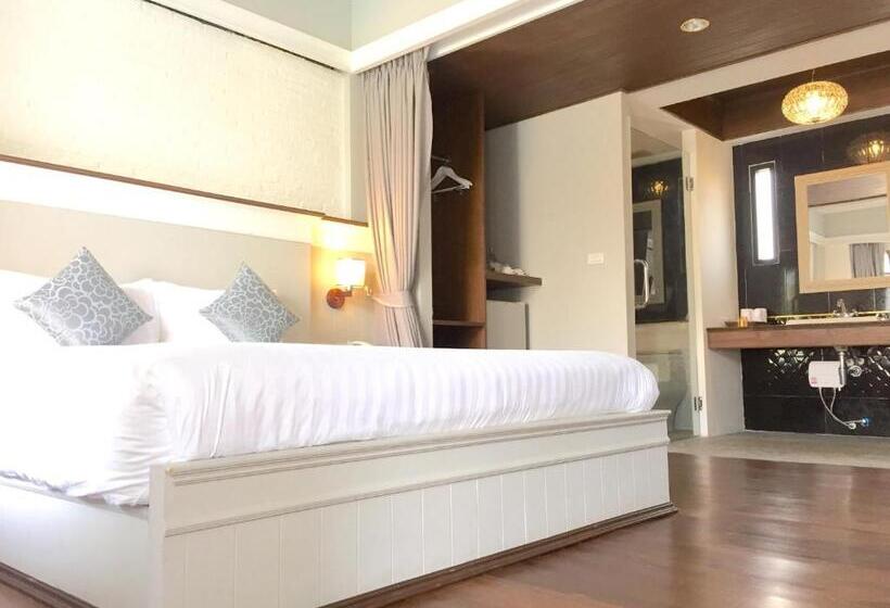 带大床的标准间, Pai Cherkaew Boutique House