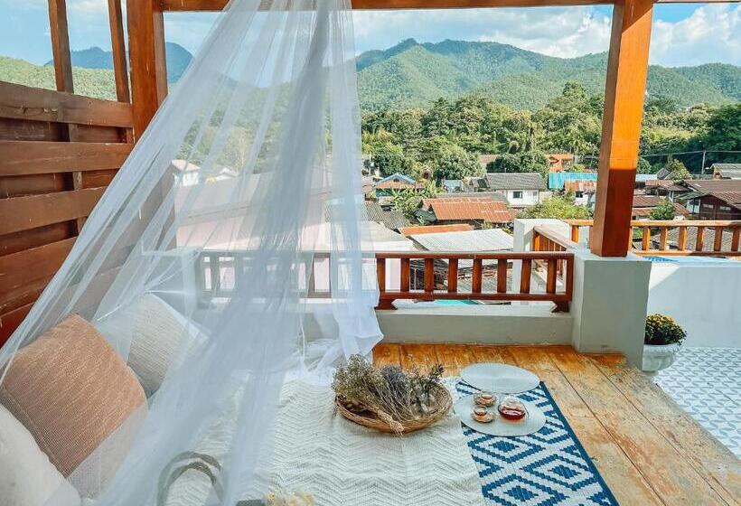 带阳台套房, Pai Cherkaew Boutique House