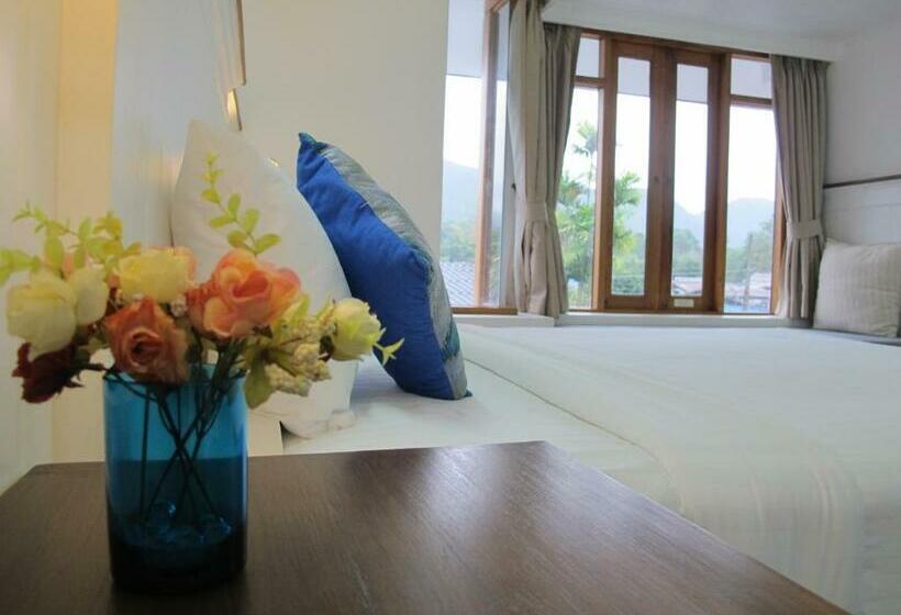 带大床的标准间, Pai Cherkaew Boutique House