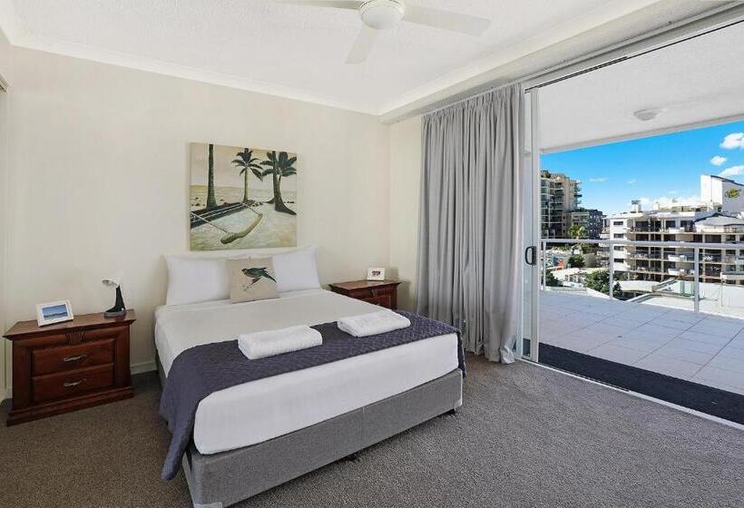 带3个卧室带海景的公寓, Pandanus Mooloolaba