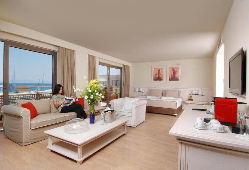 חדר דחוקס עם מיטת קינג, Yacht Club