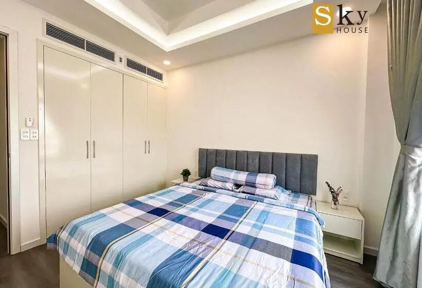 آپارتمان 1 خوابه با بالکن, Sky House Apartment