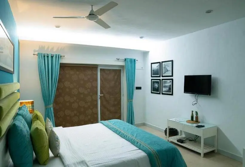Superior-huone Puutarhanäkymä, The Beach House Oceanfront   A Boutique Resort Goa