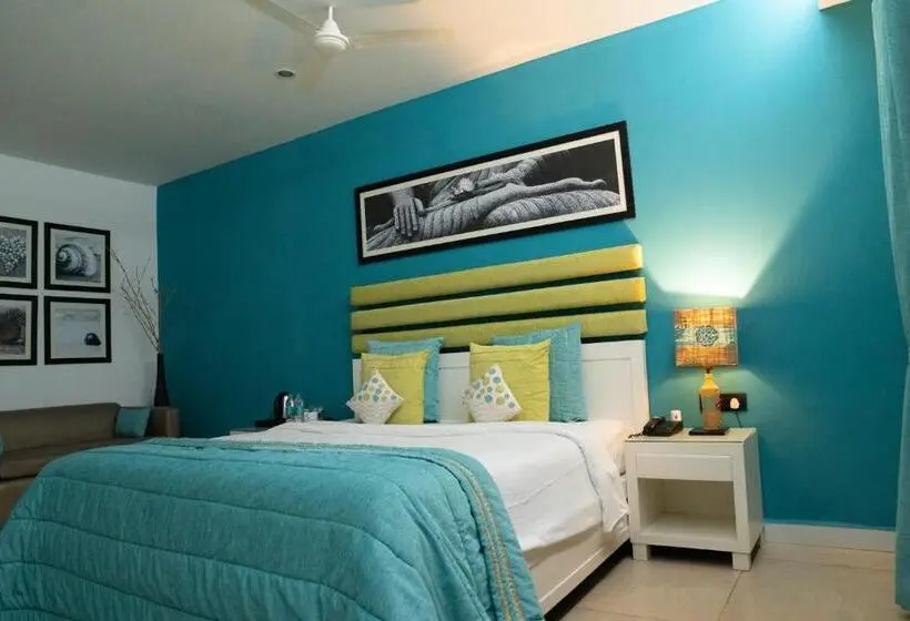 Superior-huone Puutarhanäkymä, The Beach House Oceanfront   A Boutique Resort Goa
