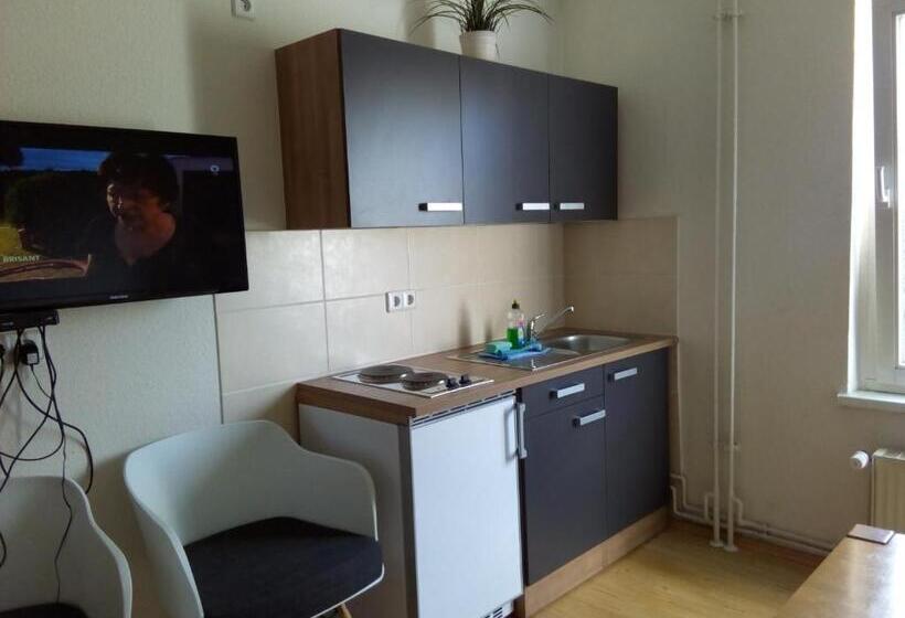 شقة غرفتين, Apartmentpension Am Stadtschloss