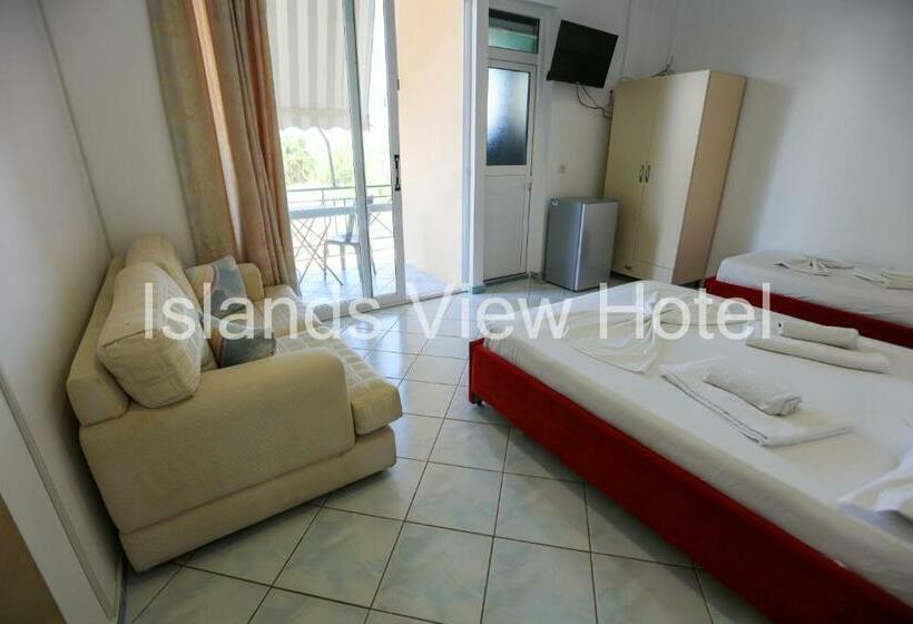 اتاق استاندارد با بالکن و چشم‌انداز دریا, Islands View