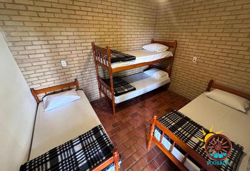 이코노미 쿼드러플룸(공용 화장실), Pousada Rancho Na Represa