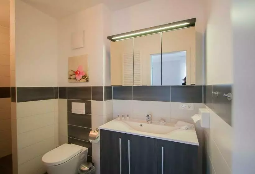 Huoneisto 1 Makuuhuone, Aparthotel Am Fließ