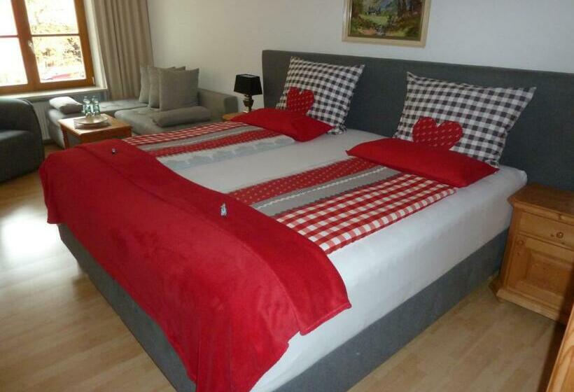 Habitació Estàndard Vista Jardí, Gasthof Wimbachklamm