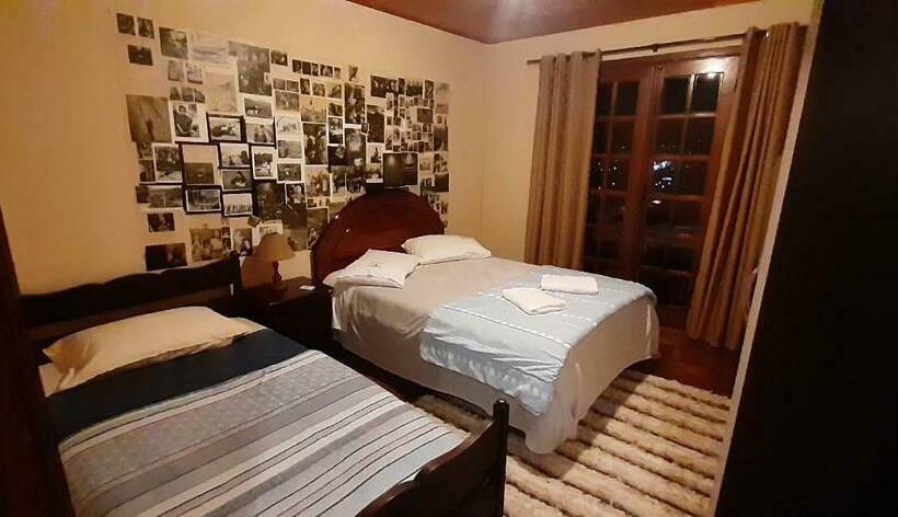 침실 2개 스위트, Casa Campos Val Suite Luxo, Quarto Família