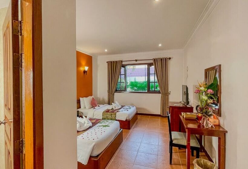 חדר דלוקס, Villa Indochine D Angkor