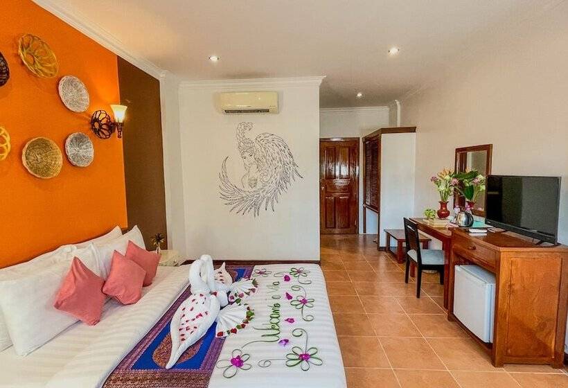 חדר דלוקס, Villa Indochine D Angkor