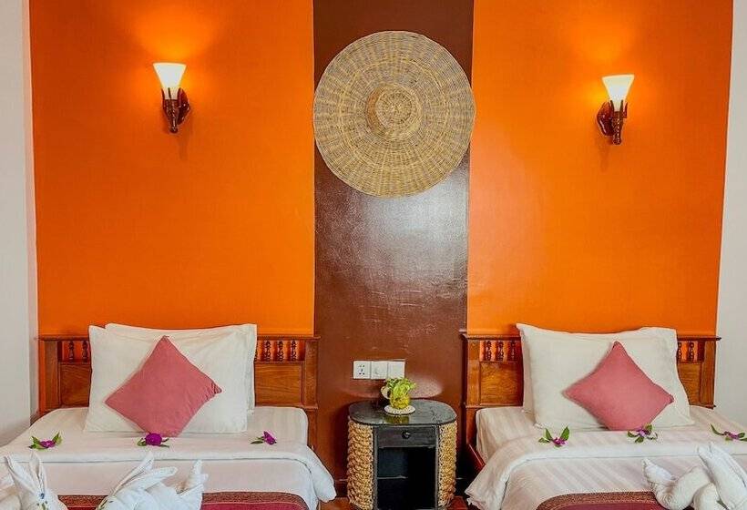 חדר דלוקס, Villa Indochine D Angkor