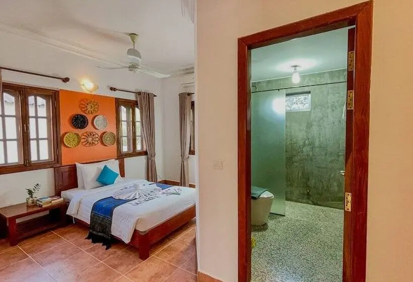 コネクティングルーム（家族用）。, Villa Indochine D Angkor