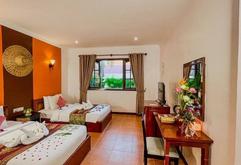 חדר דלוקס, Villa Indochine D Angkor