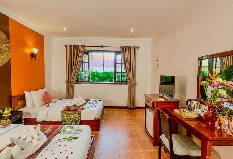 חדר דלוקס, Villa Indochine D Angkor