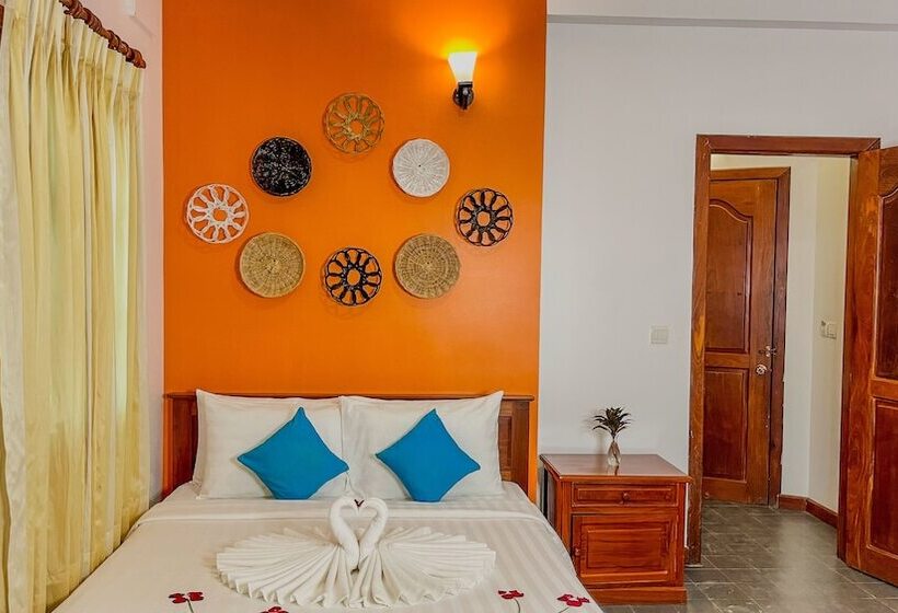 חדר משפחתי מקשר, Villa Indochine D Angkor