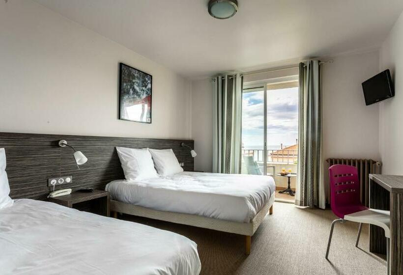 غرفة قياسية ثلاثية, Hôtel Du Midi Plage