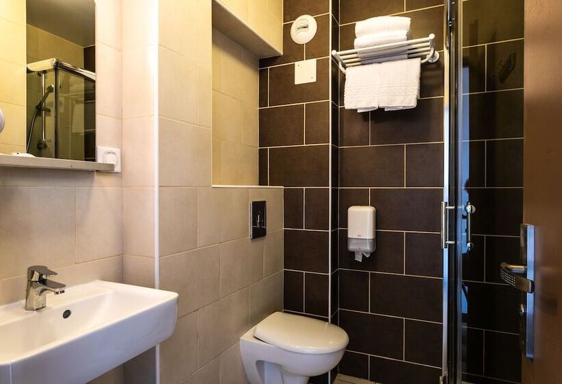 غرفة قياسية مطلّة علي البحر, Hôtel Du Midi Plage