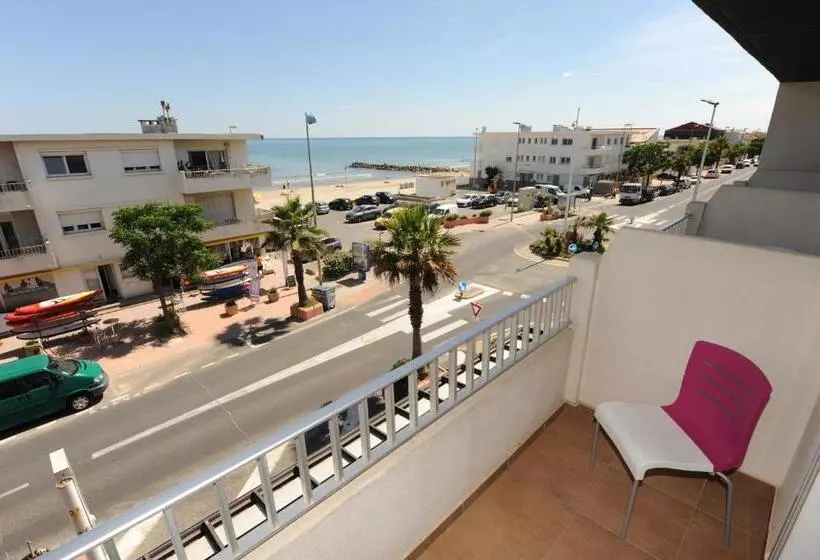 バルコニー付きスタンダードルーム, Hôtel Du Midi Plage